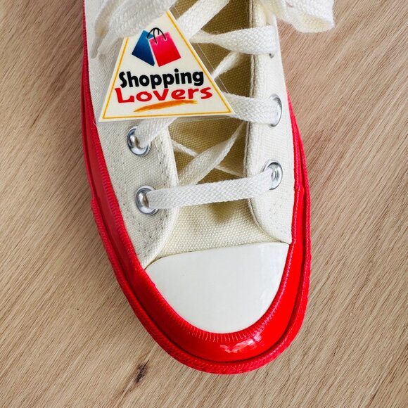 ❤️Converse Chuck Taylor All Star 70 Comme des Garcons PLAY 7 Women Shoes A01794C - Picture 13 of 14